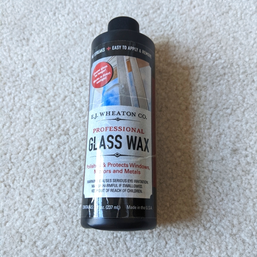 E.J. Wheaton Professional Glass Wax New 8 oz